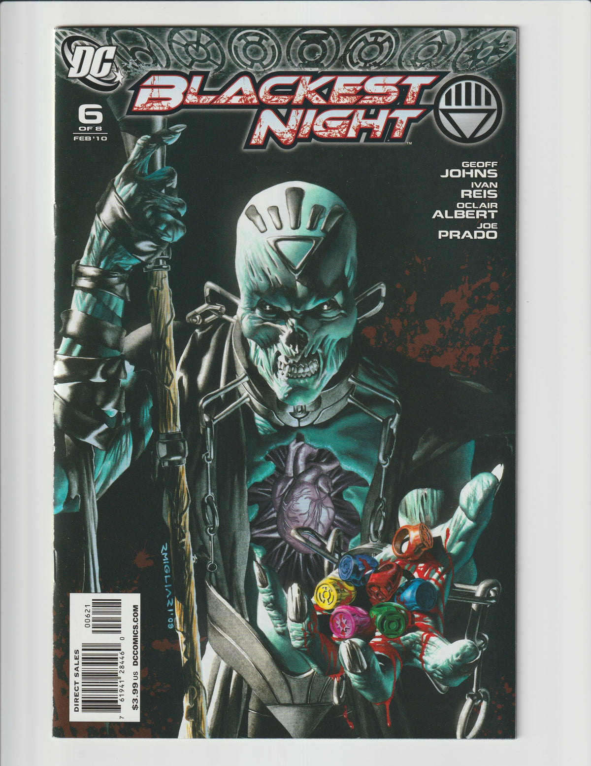 Blackest Night #6 (2010) 1:25 Retailer Incentive Variant