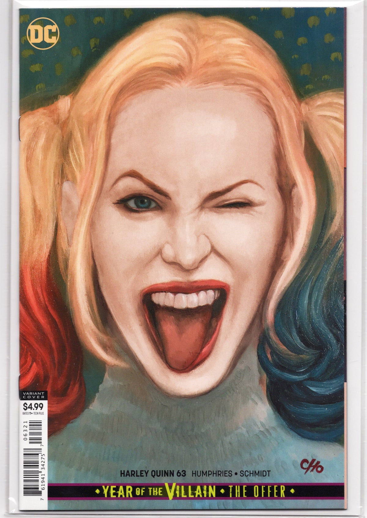 HARLEY QUINN #63 YEAR OF THE VILLAIN THE OFFER 9.6 FRANK CHO COVER