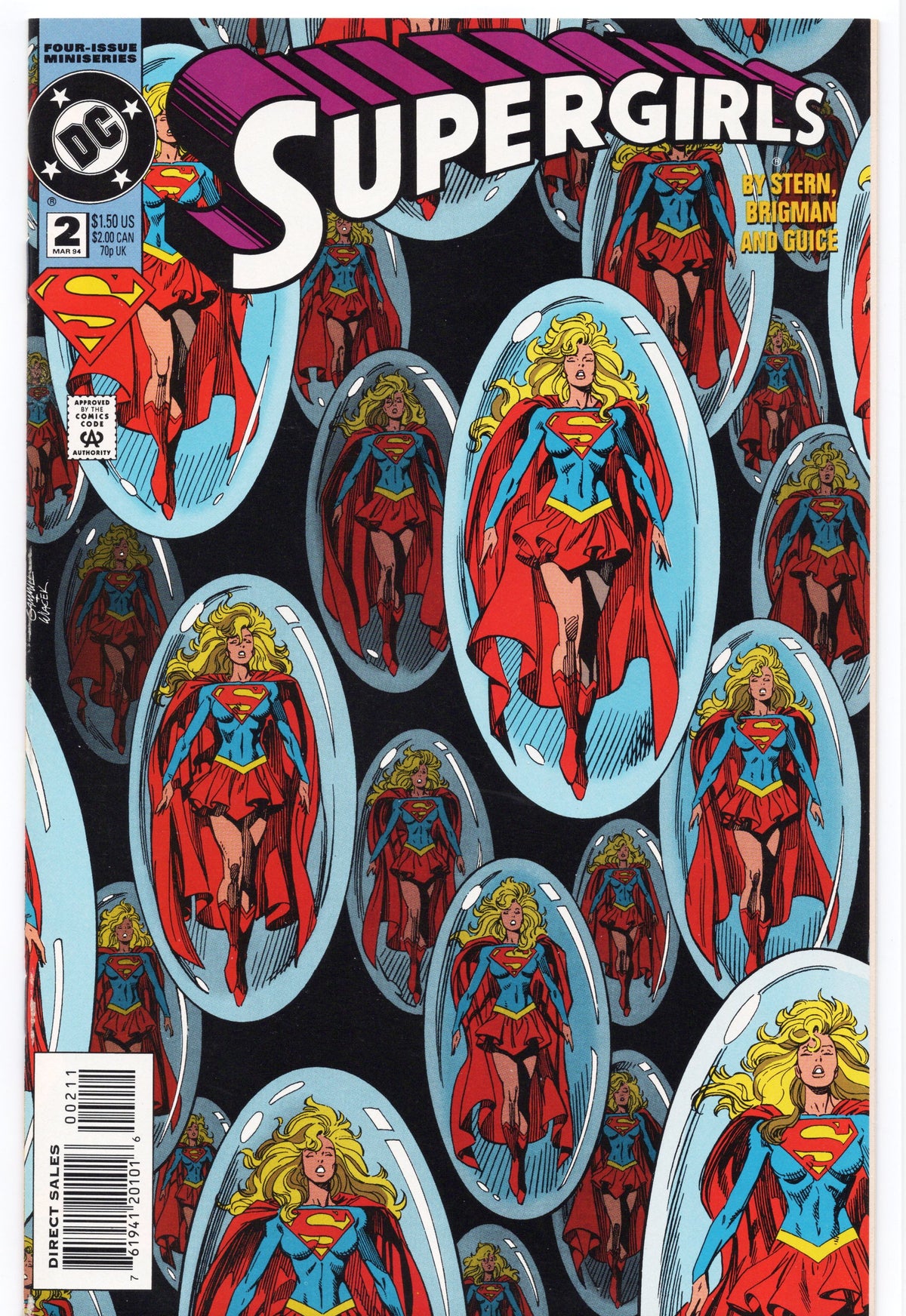 Super Girl #2 from The  Four Issue Miniseries 1994