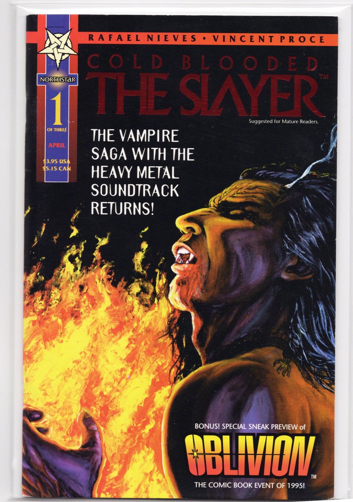 Cold Blooded The Slayer #1 of #3 Nothstar Comics