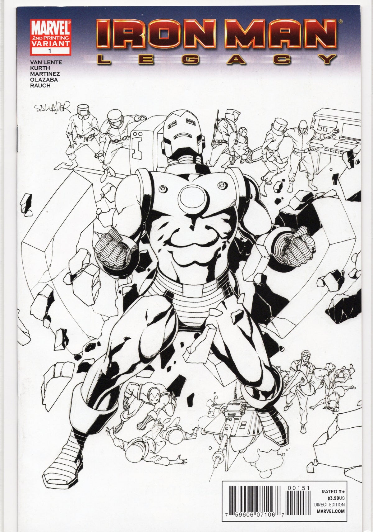 Iron Man Legacy #1 2nd Print 2010