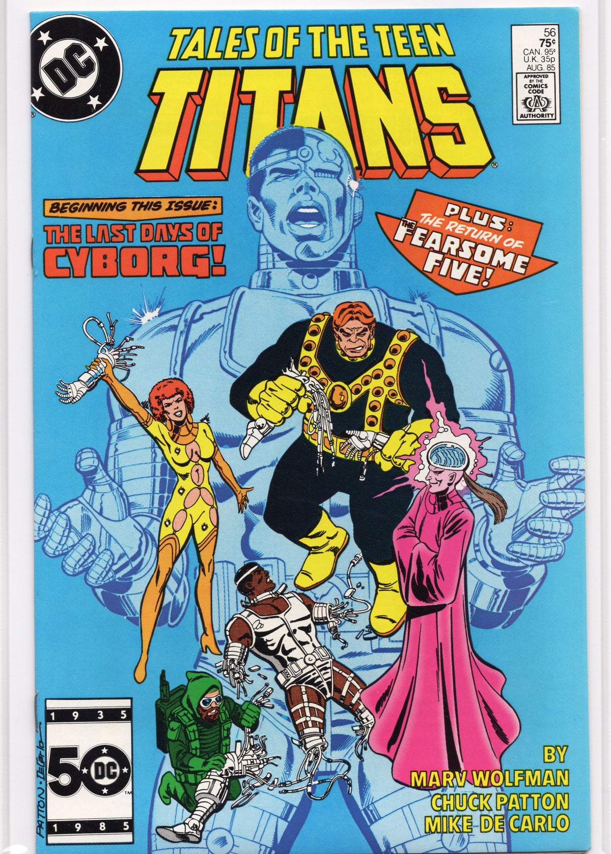 Tales Of The Teen Titans #56 1985