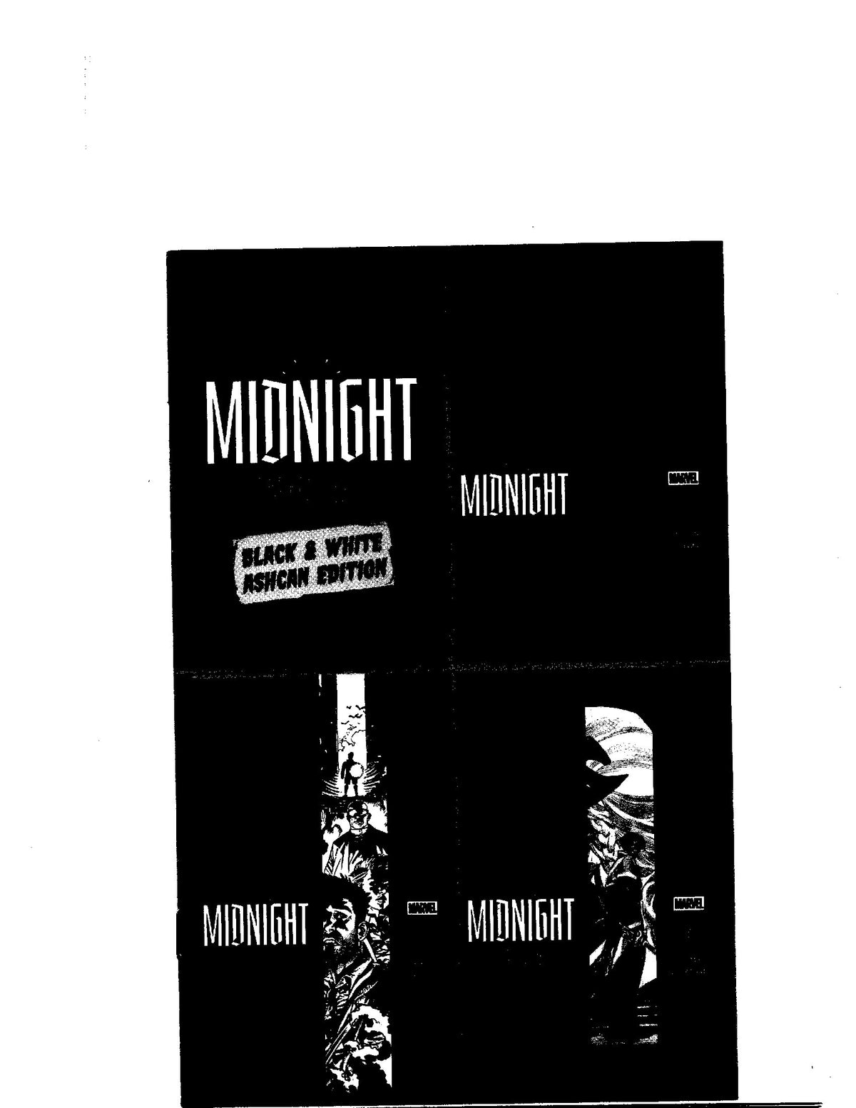 Midnight Universe Black And White Ascan #1