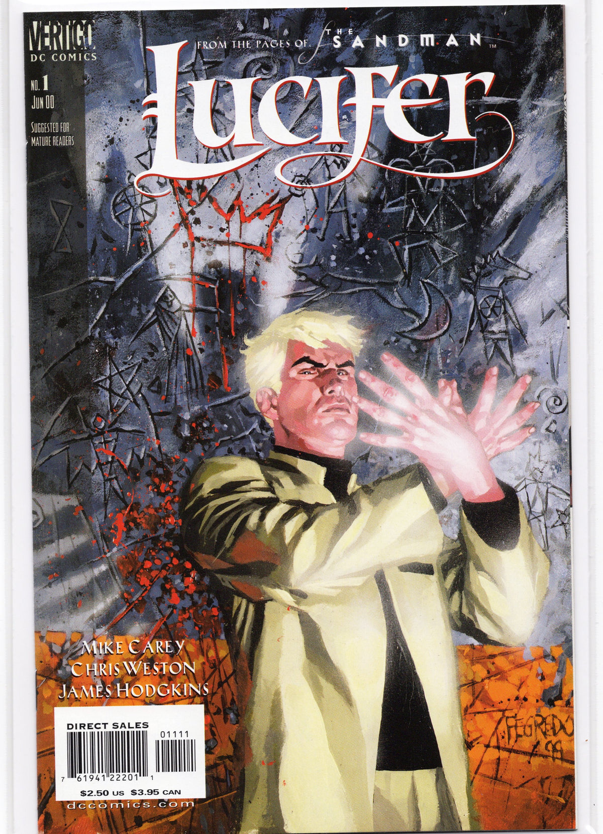 From The Pages Of Sandman Lucifer #1 2000