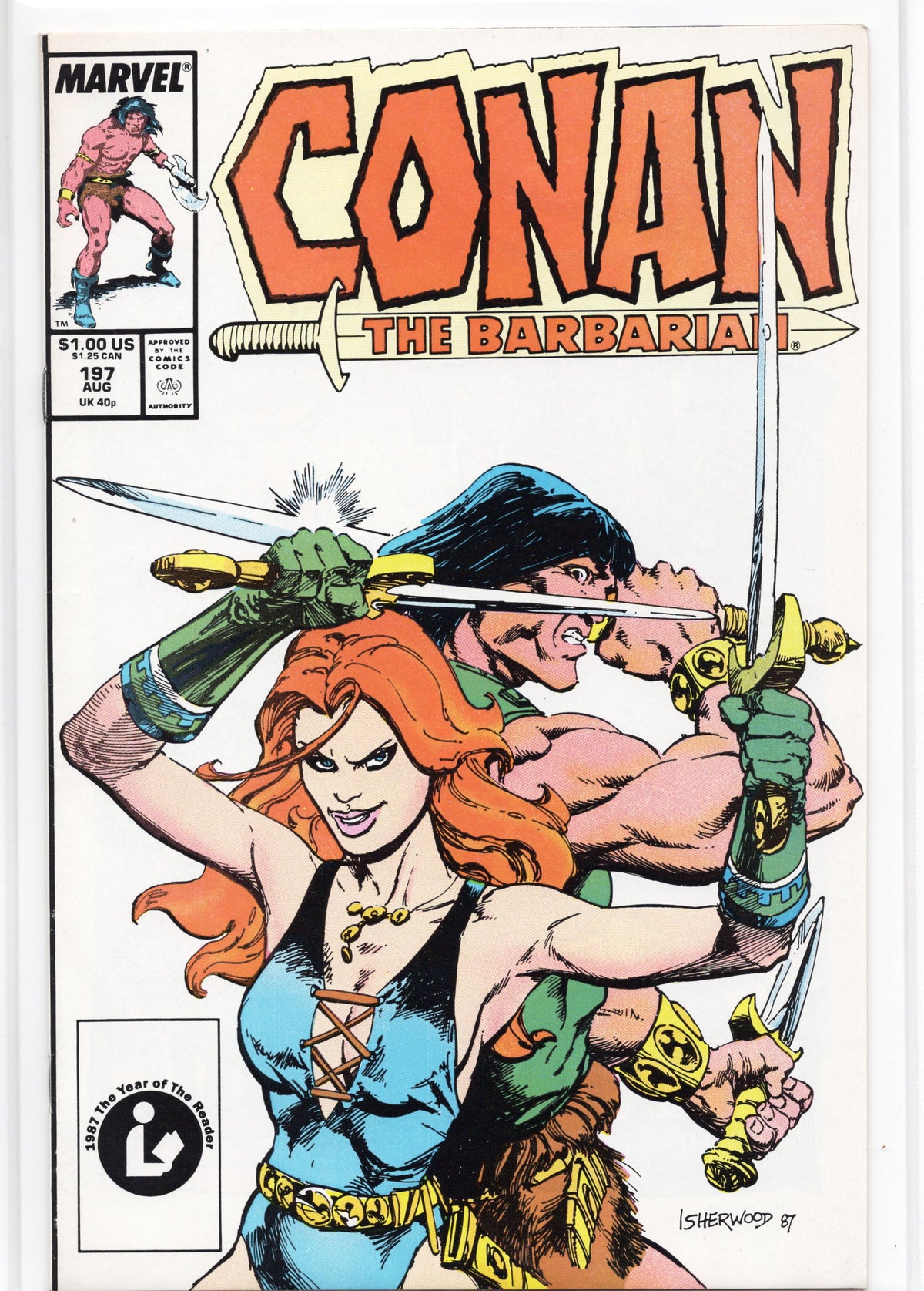 Conan The Barbarian #197 Marvel Comic