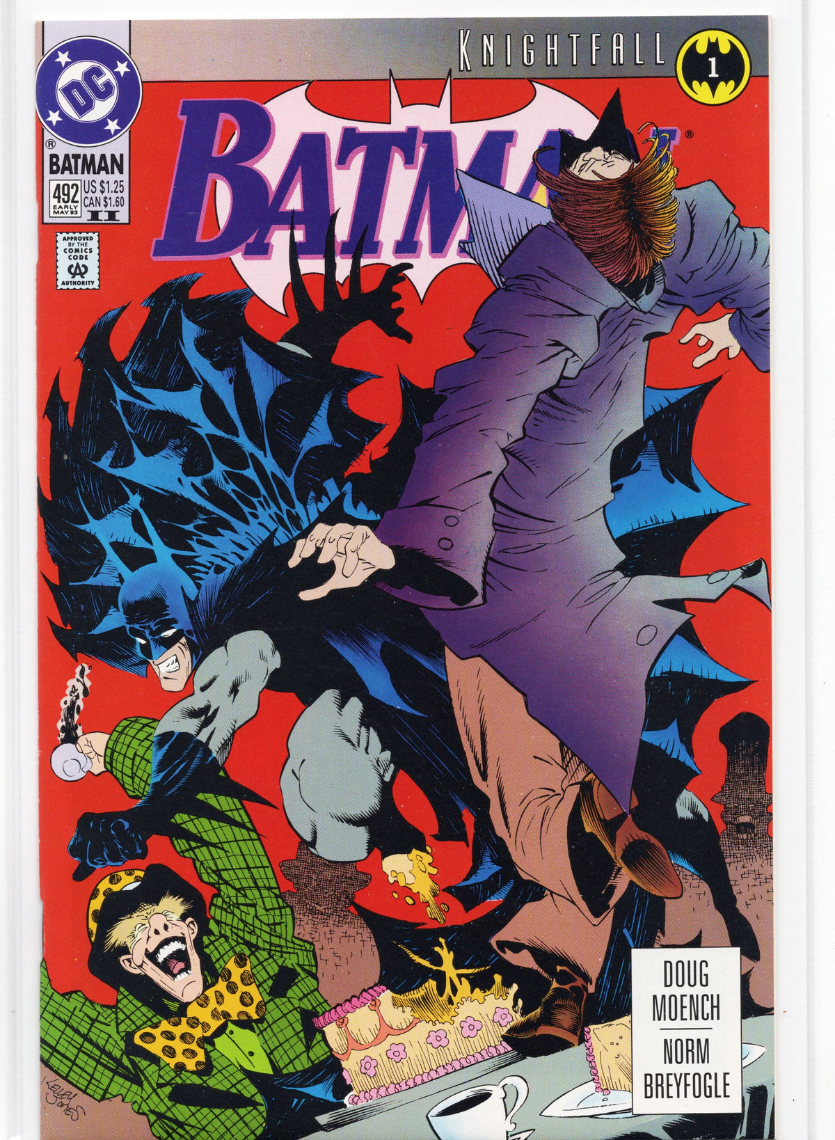 Batman #492 1993 Knightfall 1