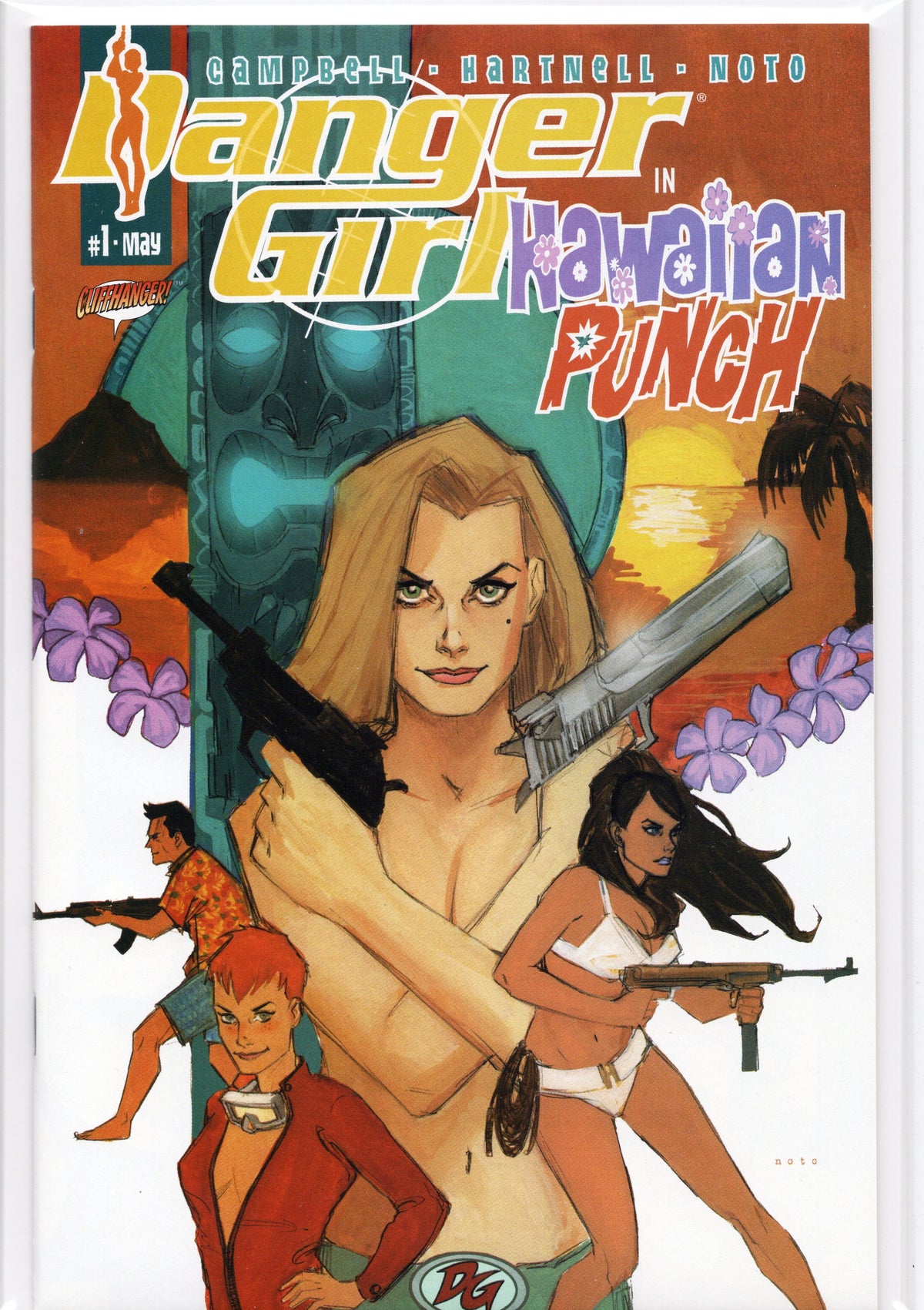 Danger Girl In Hawaiian Punch #1 Cliffhanger Comics