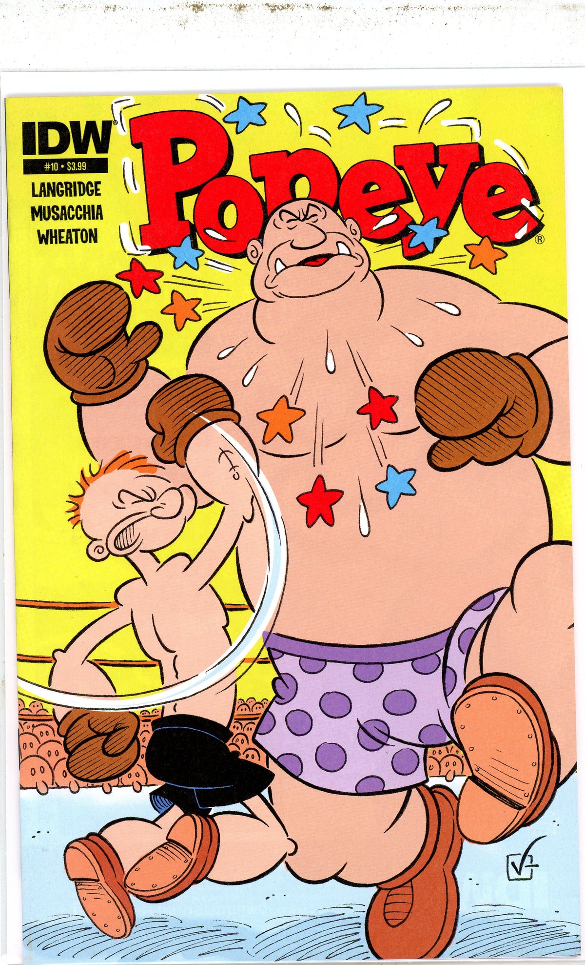 POPEYE #10 NM HILARIOUS BOXING COVER NICE GLOSSY SHEEN