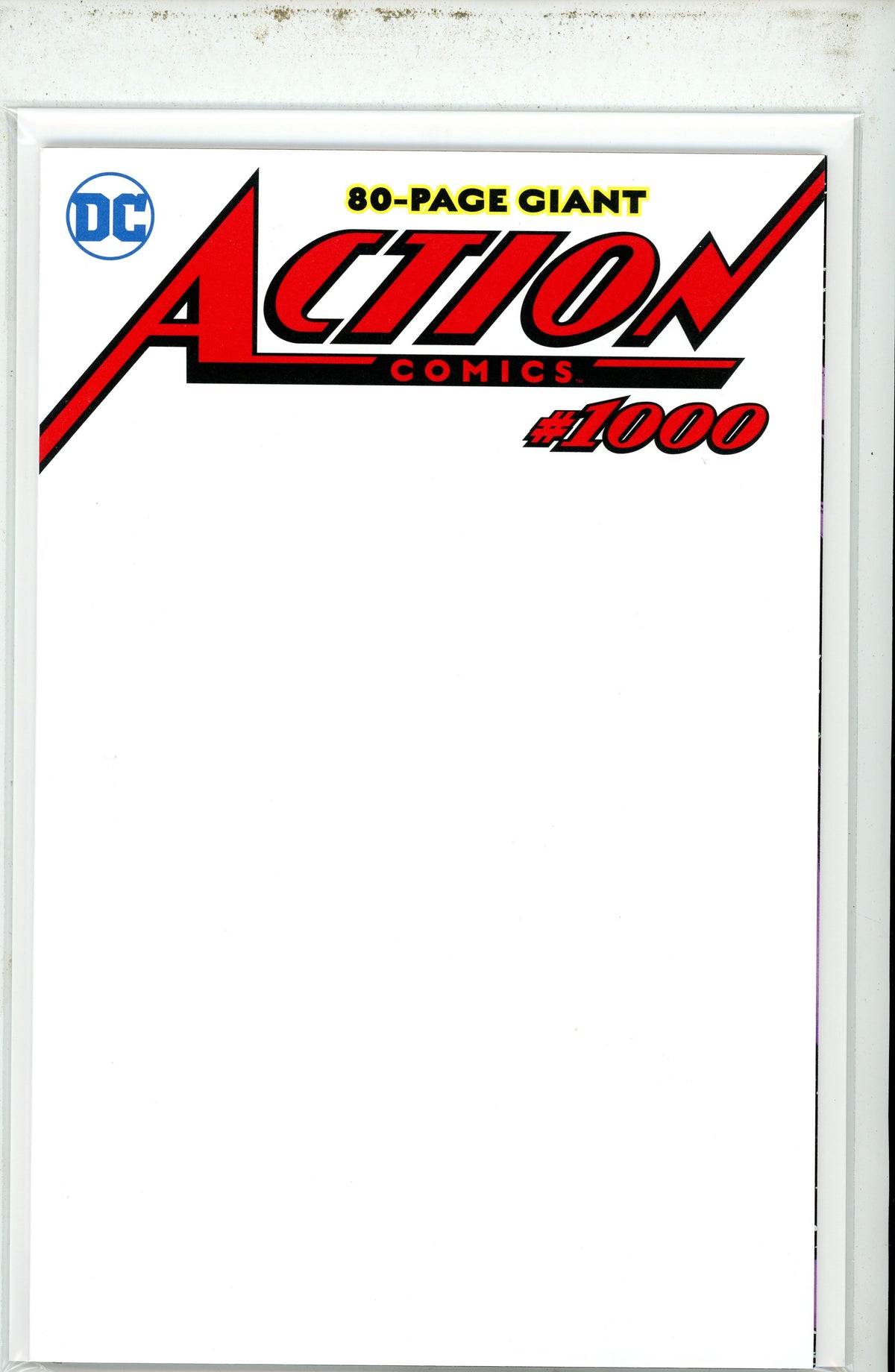 ACTION COMICS #1000 NM GREAT SKETCH COVER BRILLIANT GLOSS