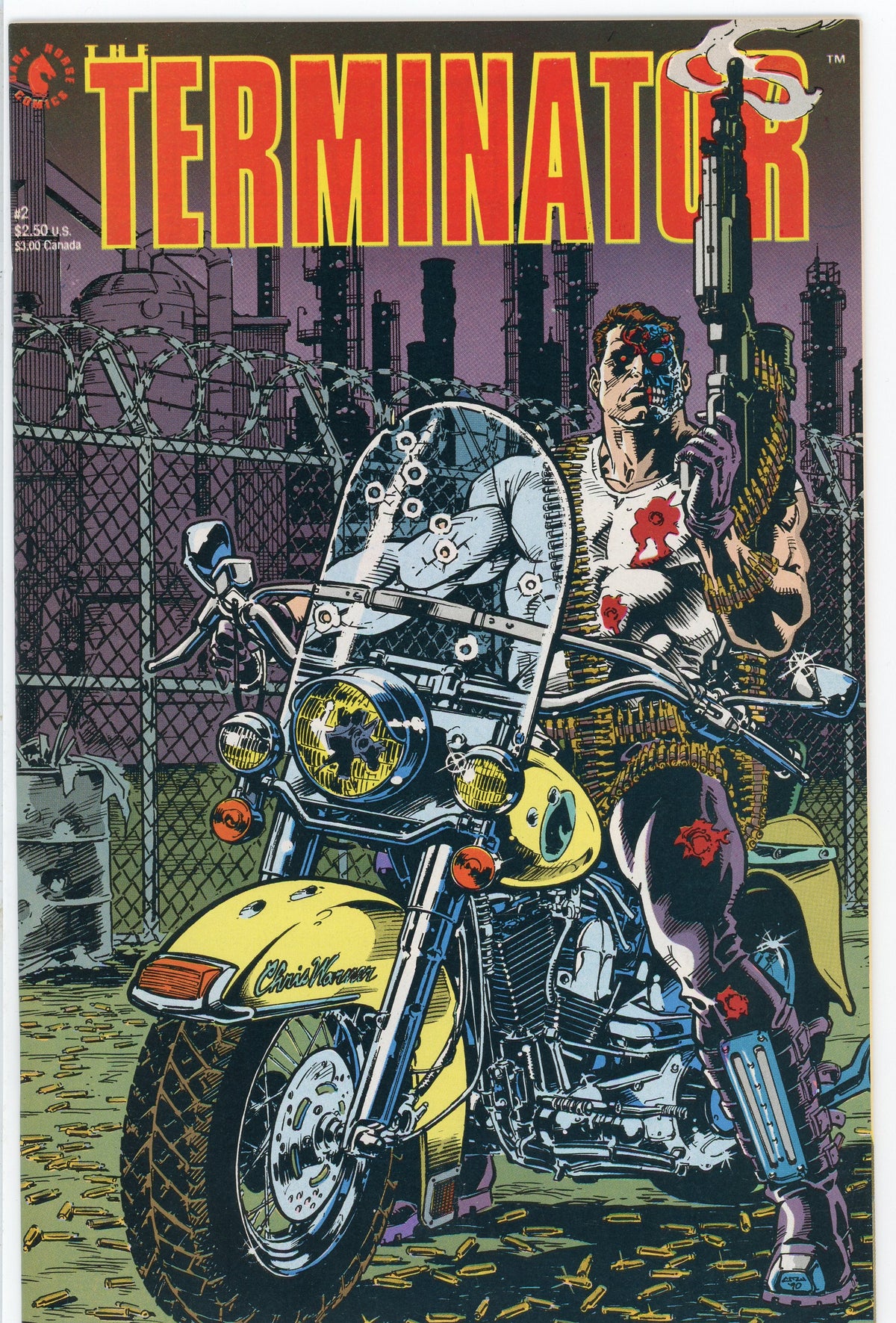 THE TERMINATOR #2 NM ICONIC COVER SHIMMERING GLOSSY SHEEN