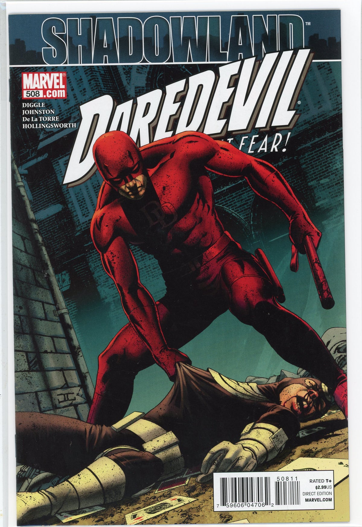 DAREDEVIL #508 THE MAN WITHOUT FEAR NM NICE SHEEN INCREDIBLE COVER