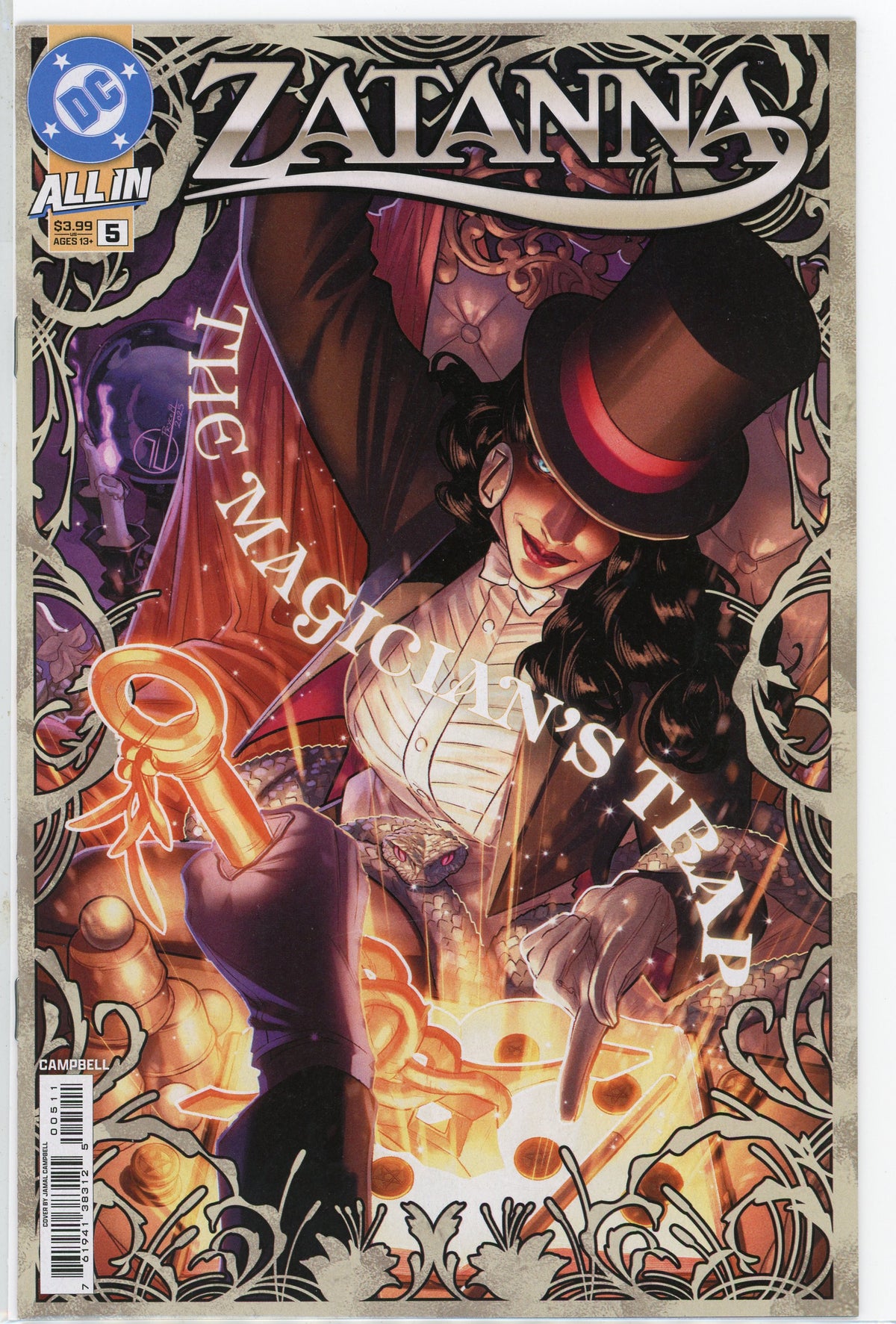 ZATANNA #5 ALL IN NM INCREDIBLE COVER STUNNING GLOSS