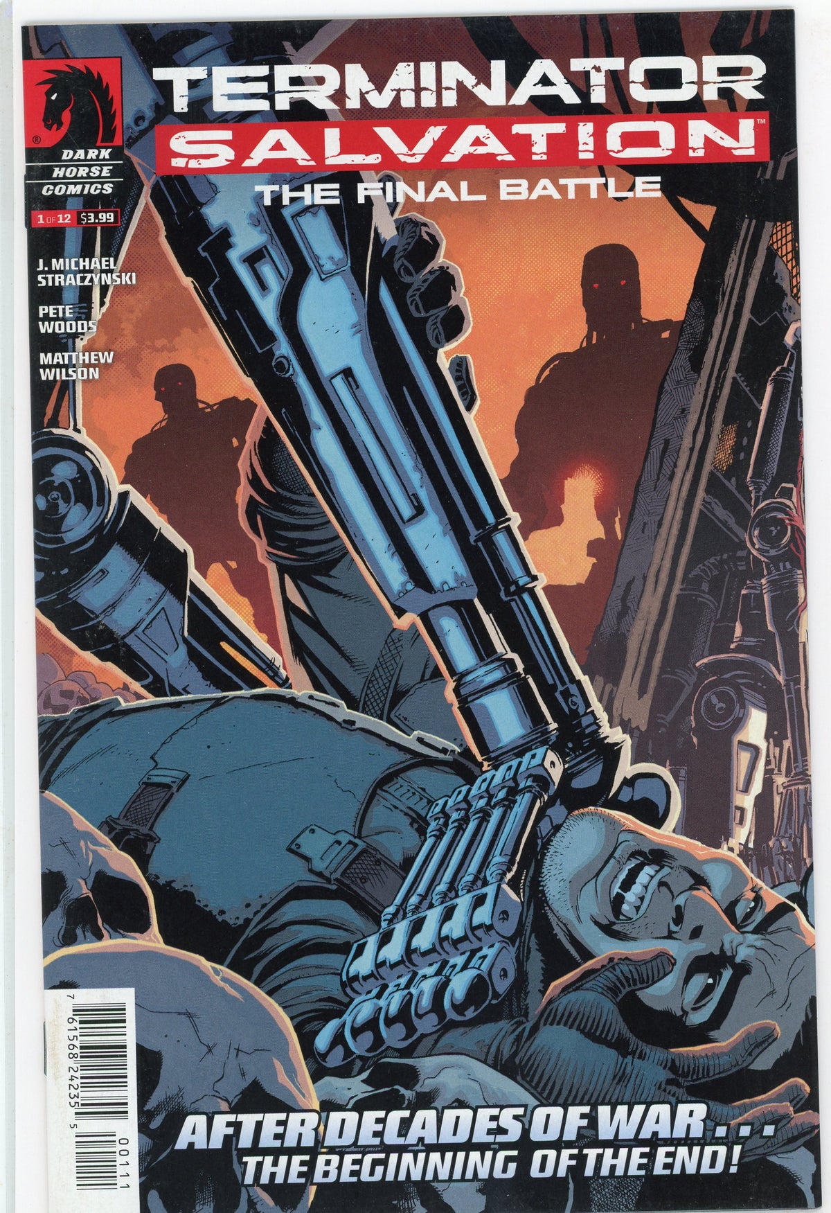 TERMINATOR SALVATION #1 OF 12 THE FINAL BATTLE DRAMATIC COVER KILLER GLOSS