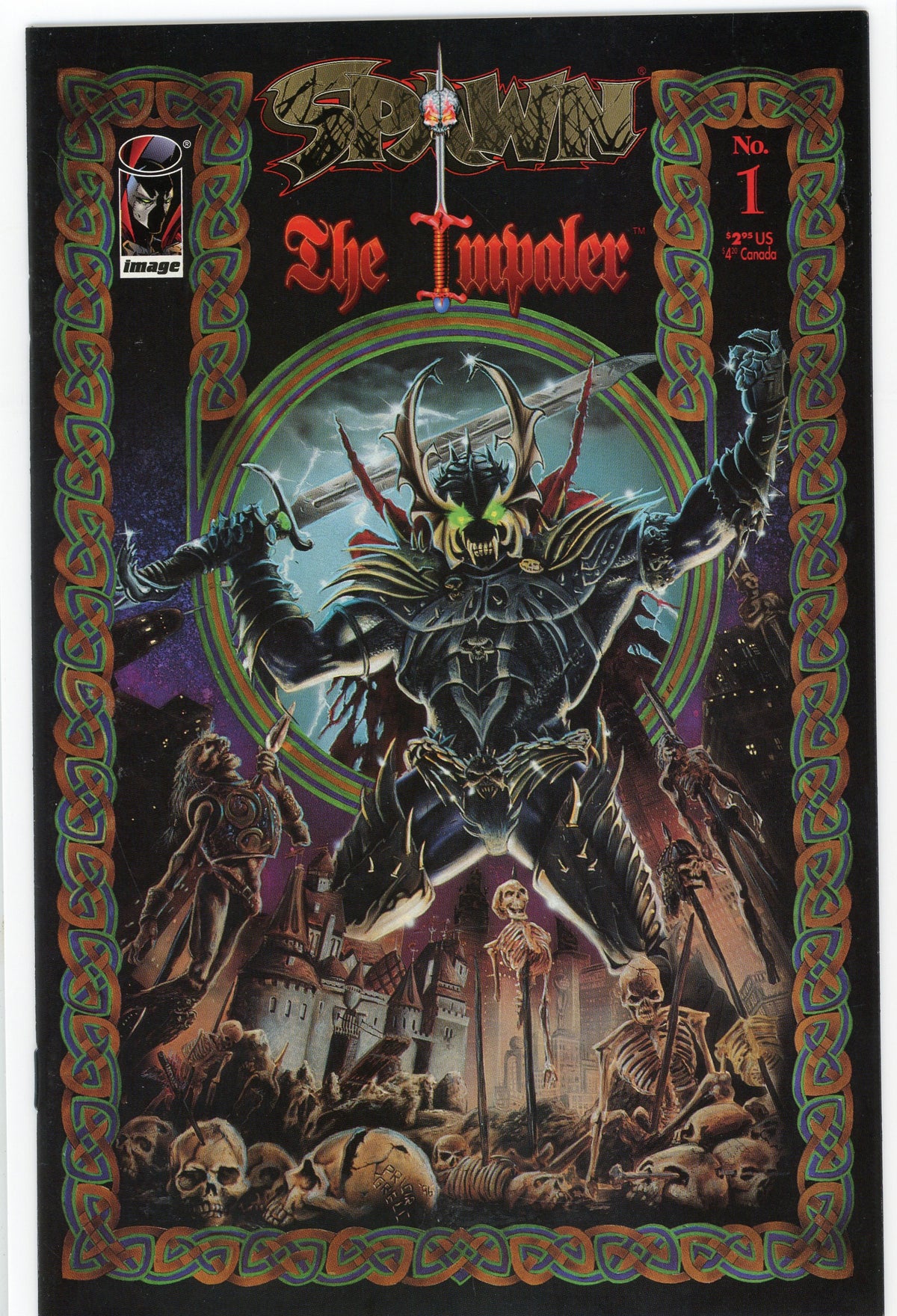 SPAWN THE IMPALER #1 NM BREATHTAKING COVER KILLER GLOSS