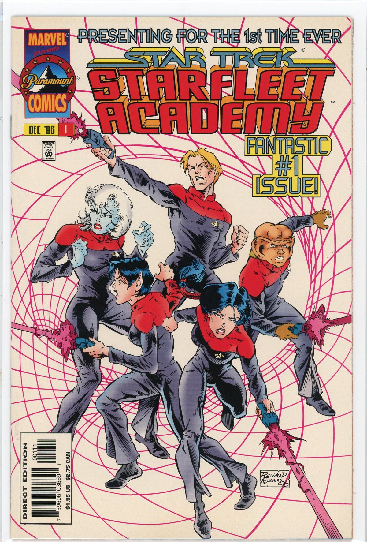 STAR TREK STARFLEET ACADEMY #1 NM ACTION PACKED COVER NICE SHEEN