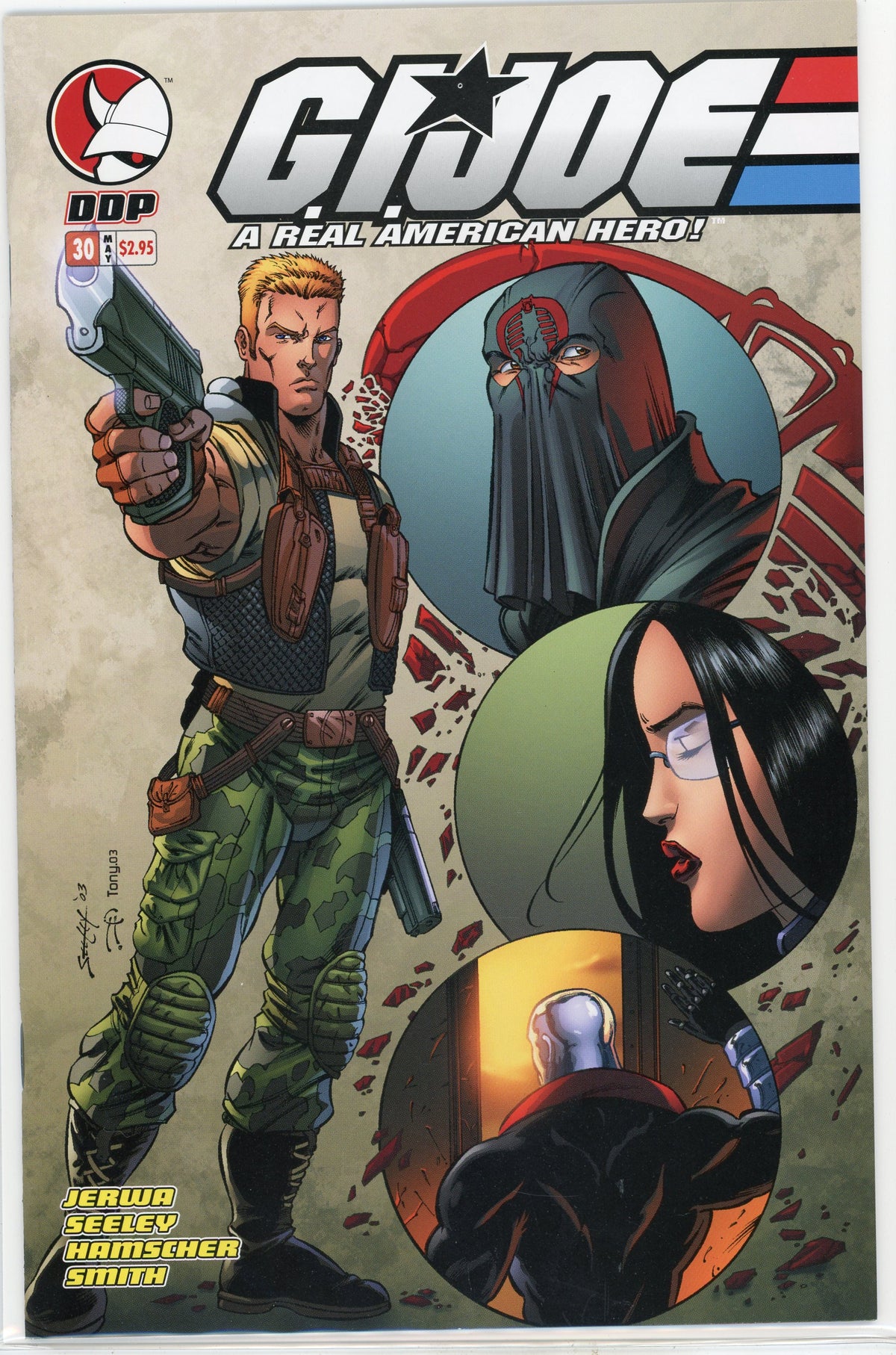 GI JOE A REAL AMERICAN HERO #30 NM ICONIC COVER BRILLIANT SHEEN