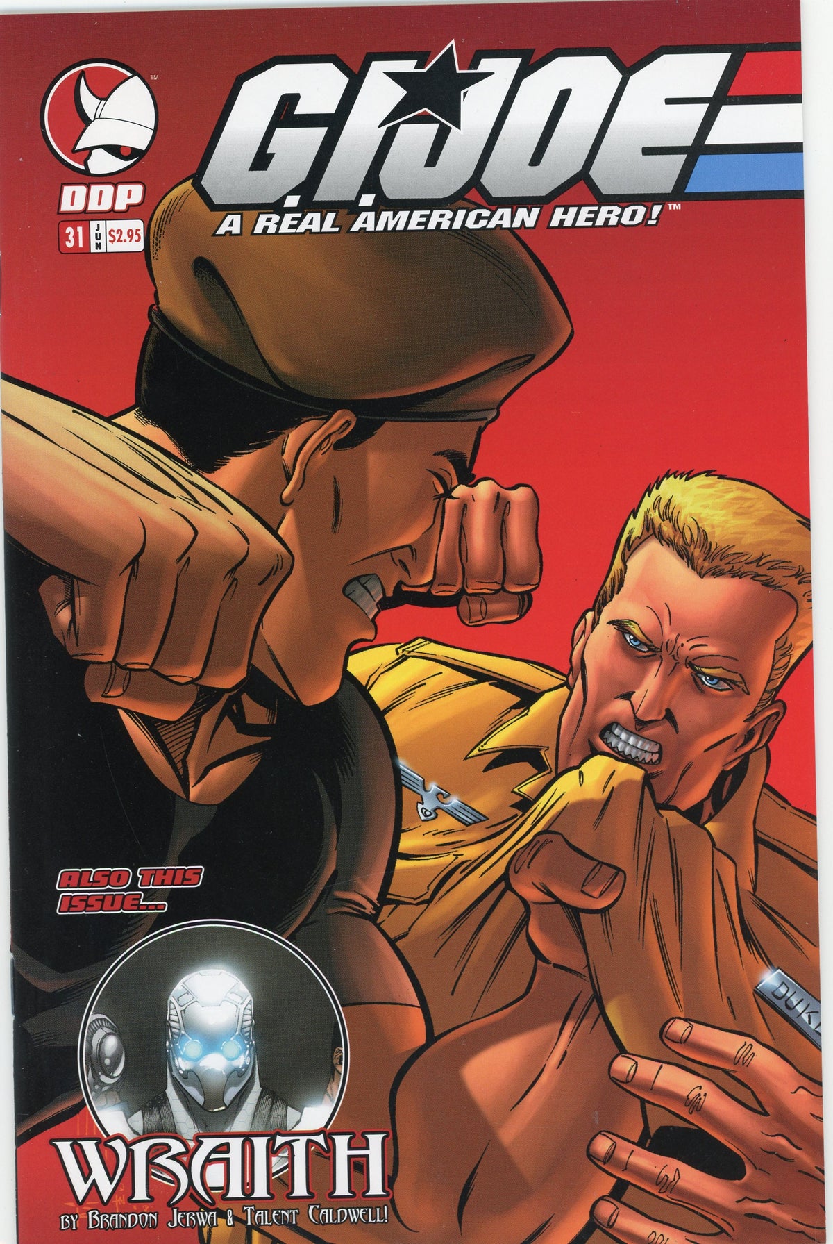 GI JOE A REAL AMERICAN HERO #31 NM VICIOUS BATTLE COVER INCREDIBLE GLOSS