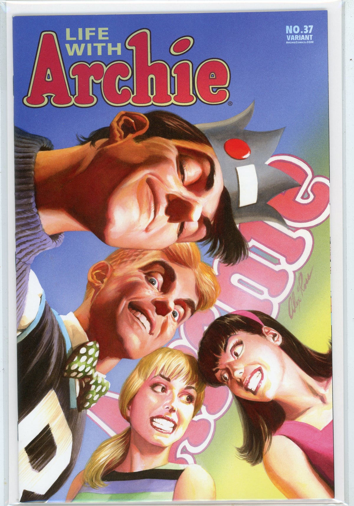 LIFE WITH ARCHIE #37 NM VARIANT ED ALEX ROSS COVER STUNNING SHEEN