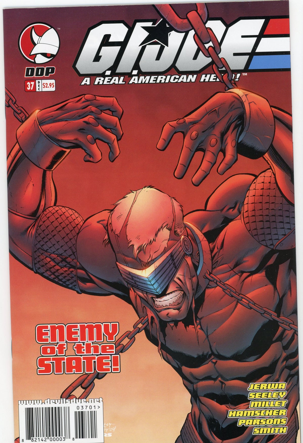 GI JOE A REAL AMERICAN HERO #37 NM VIBRANT HUES TERRIFIC COVER