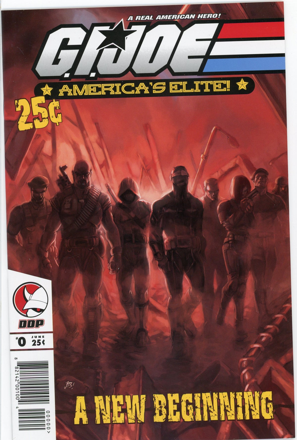 GI JOE AMERICAS ELITE #0 NM A NEW BEGINNING LUSTROUS COLORS GREAT COVER