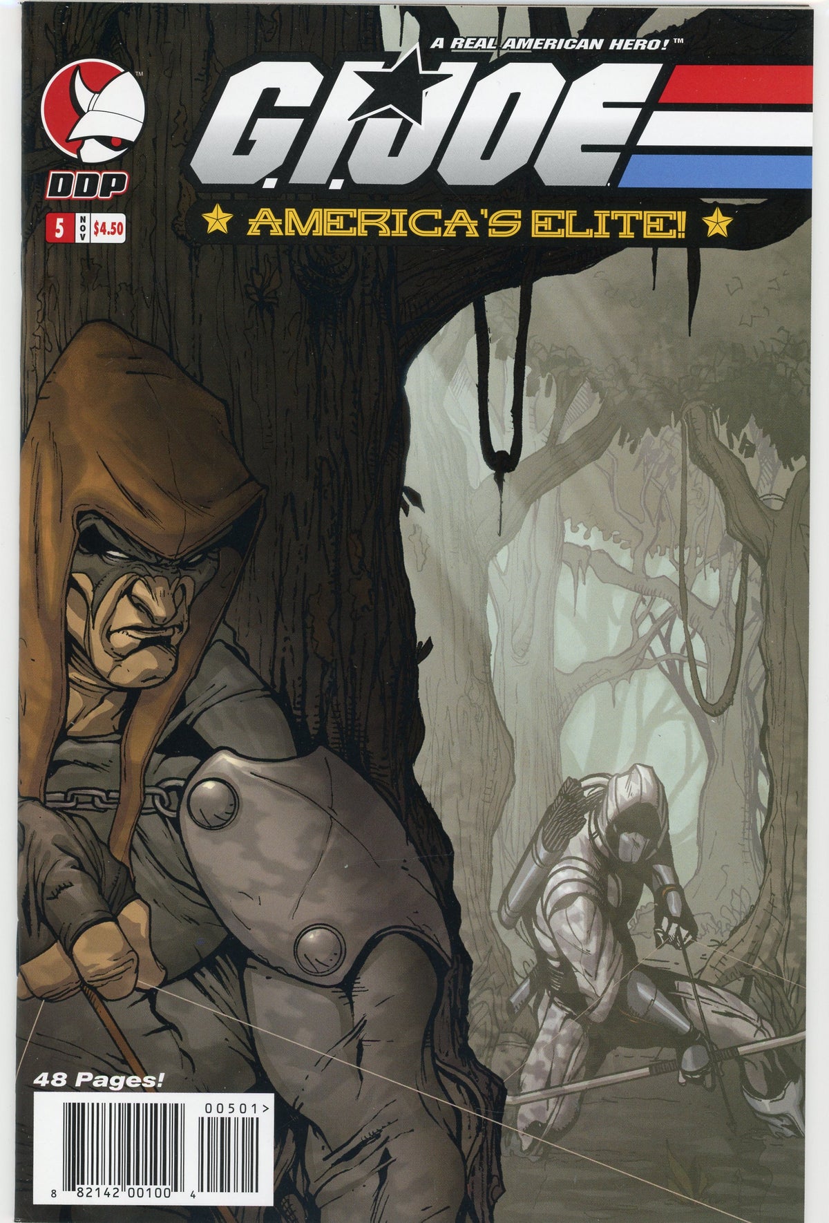 GI JOE AMERICAS ELITE #5 NM GIANT SIZE GLOSSY FINISH DRAMATIC COVER