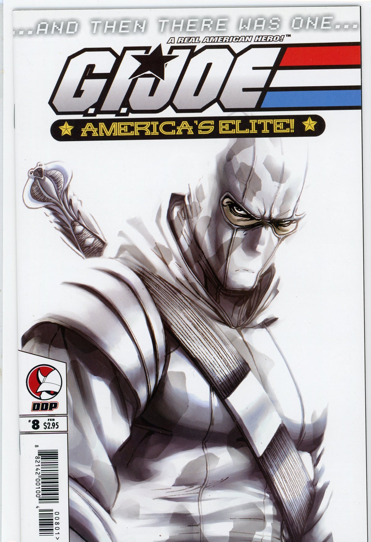 GI JOE AMERICAS ELITE #8 NM BLACK AND WHITE COVER GLOSSY FINISH