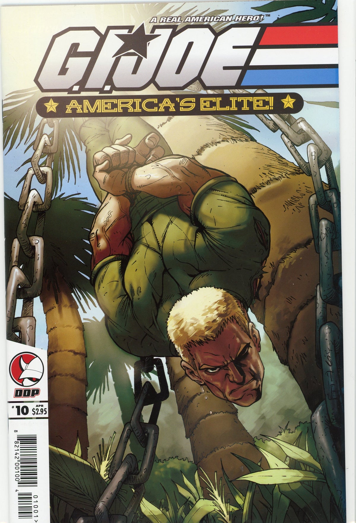 GI JOE AMERICAS ELITE #10 NM TENSION FRAUGHT COVER GLOSSY FINISH