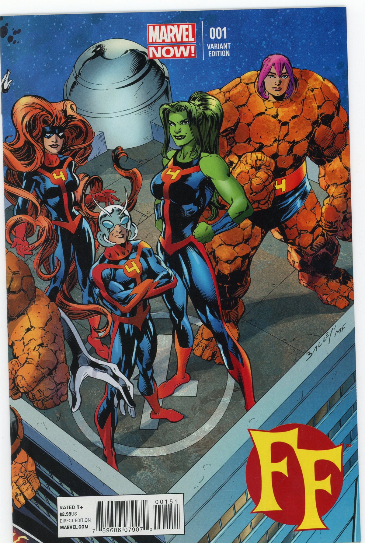FF #1 NM VARIANT ED. INCREDIBLE GLOSS DYNAMITE COVER