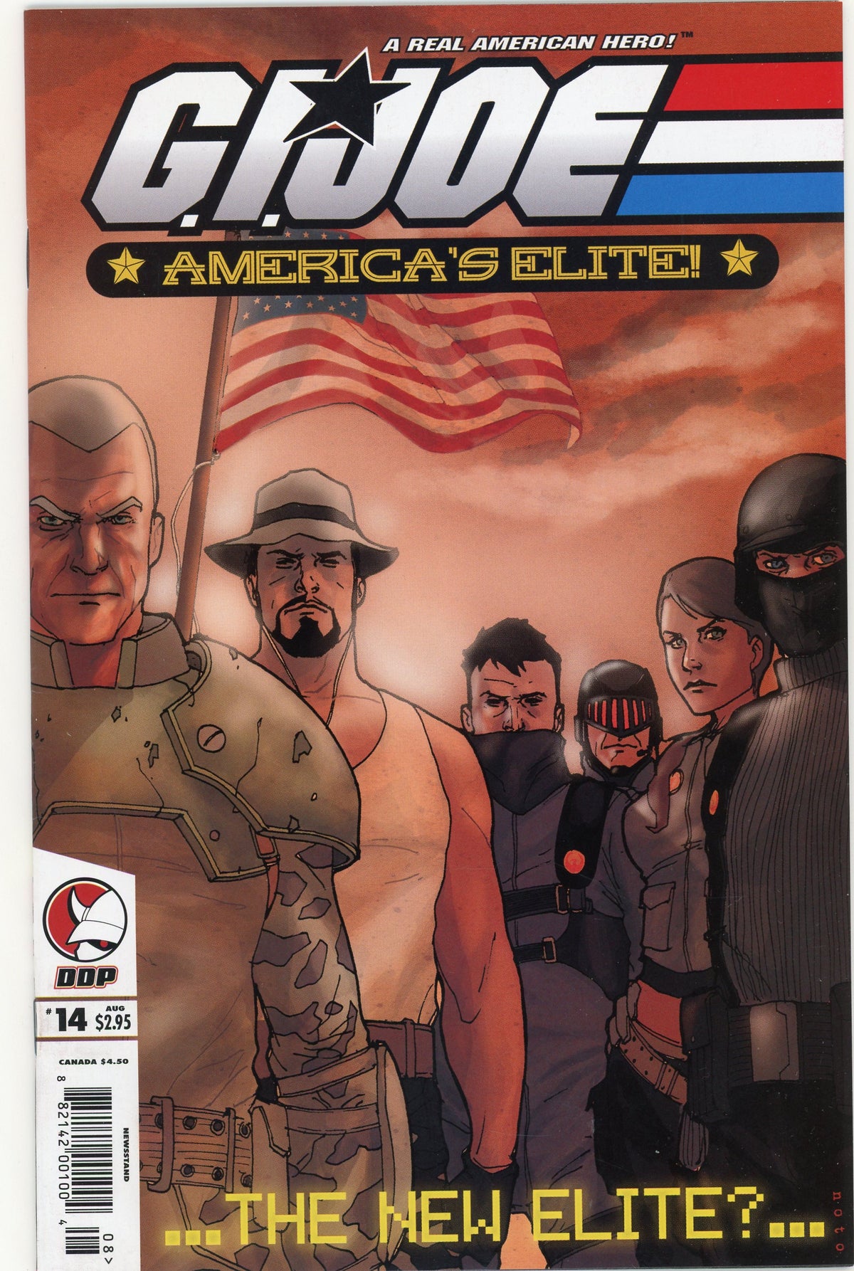 GI JOE AMERICAS ELITE #14 NM PATRIOTIC COVER VIVID COLORS