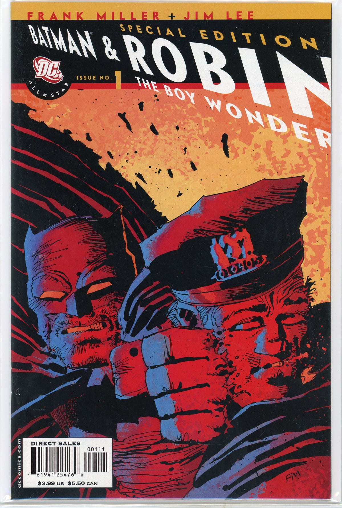 BATMAN AND ROBIN #1 SPECIAL ED. NM FANTASTIC COVER KILLER GLOSS