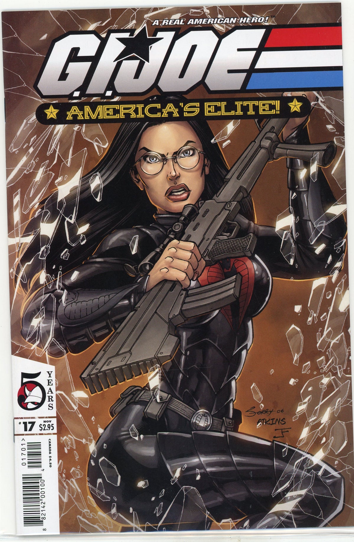 GI JOE AMERICAS ELITE #17 NM ACTION PACKED COVER BRILLIANT FINISH