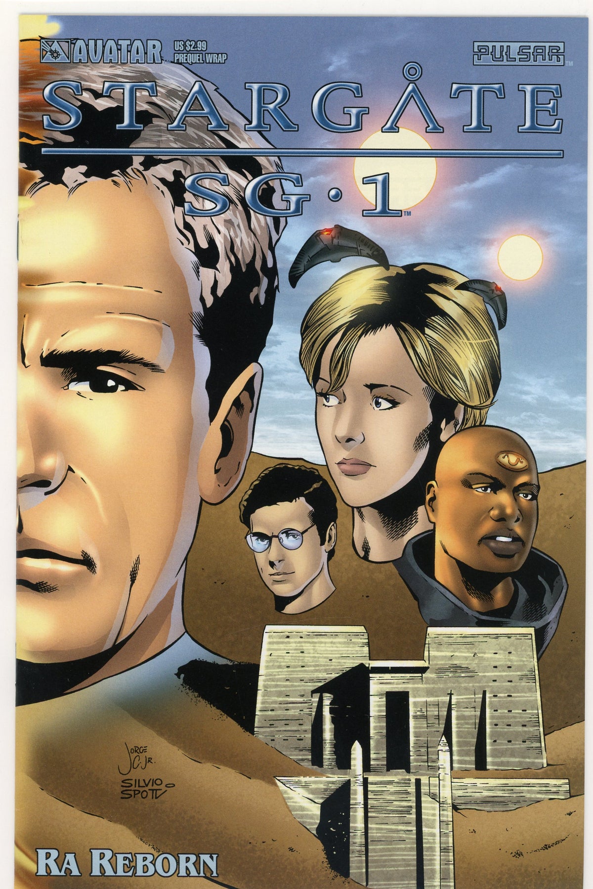 STARGATE SG 1  PREQUEL WRAP NM AWESOME COVER INCREDIBLE GLOSS