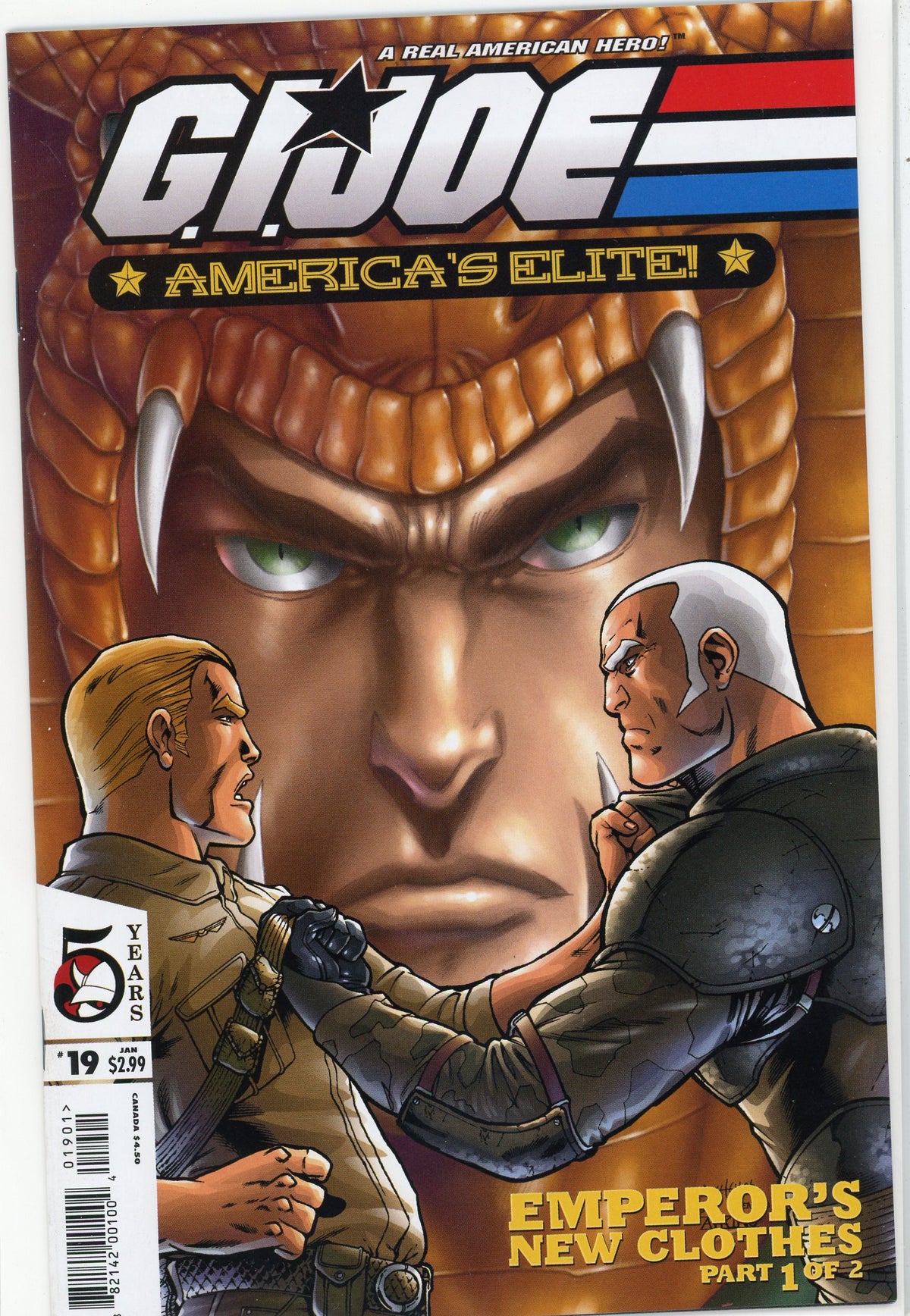 GI JOE AMERICAS ELITE #19 NM GREAT BATTLE COVER VIBRANT FINISH