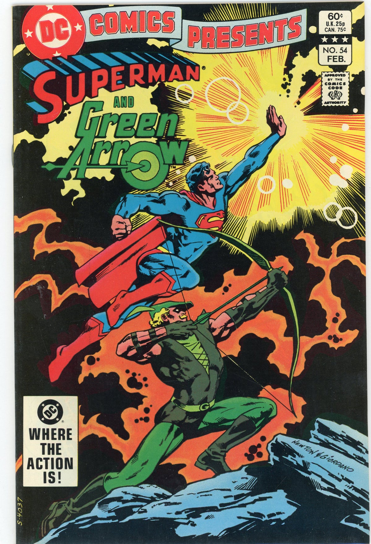 DC COMICS PRESENTS #54 NM GREAT PAIRING INCREDIBLE COVER STUNNING SHEEN