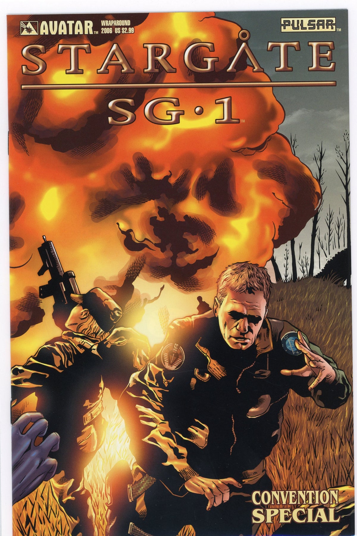 STARGATE SG 1 NM CONVENTION SPECIAL WRAPAROUND COVER EXQUISITE GLOSS