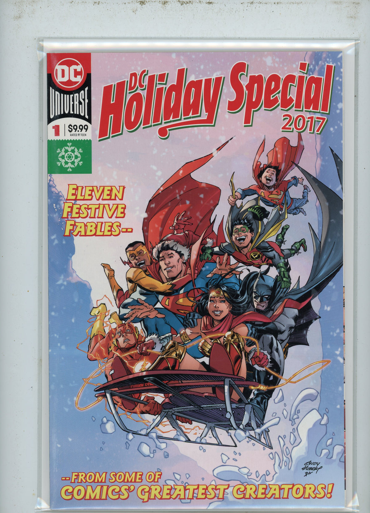 DC HOLIDAY SPECIAL #1 SPECIAL NM GREAT ANDY KUBERT COVER AWESOME SHEEN