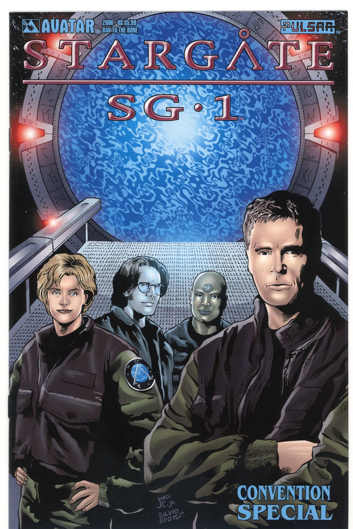 STARGATE SG 1 NM CONVENTION SPECIAL BAD TO THE BONE STUNNING COVER