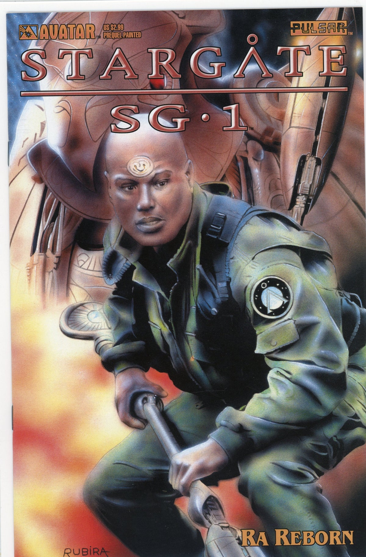 STARGATE SG 1 NM PREQUEL PAINTED INCREDIBLE COVER PEERLESS SHEEN