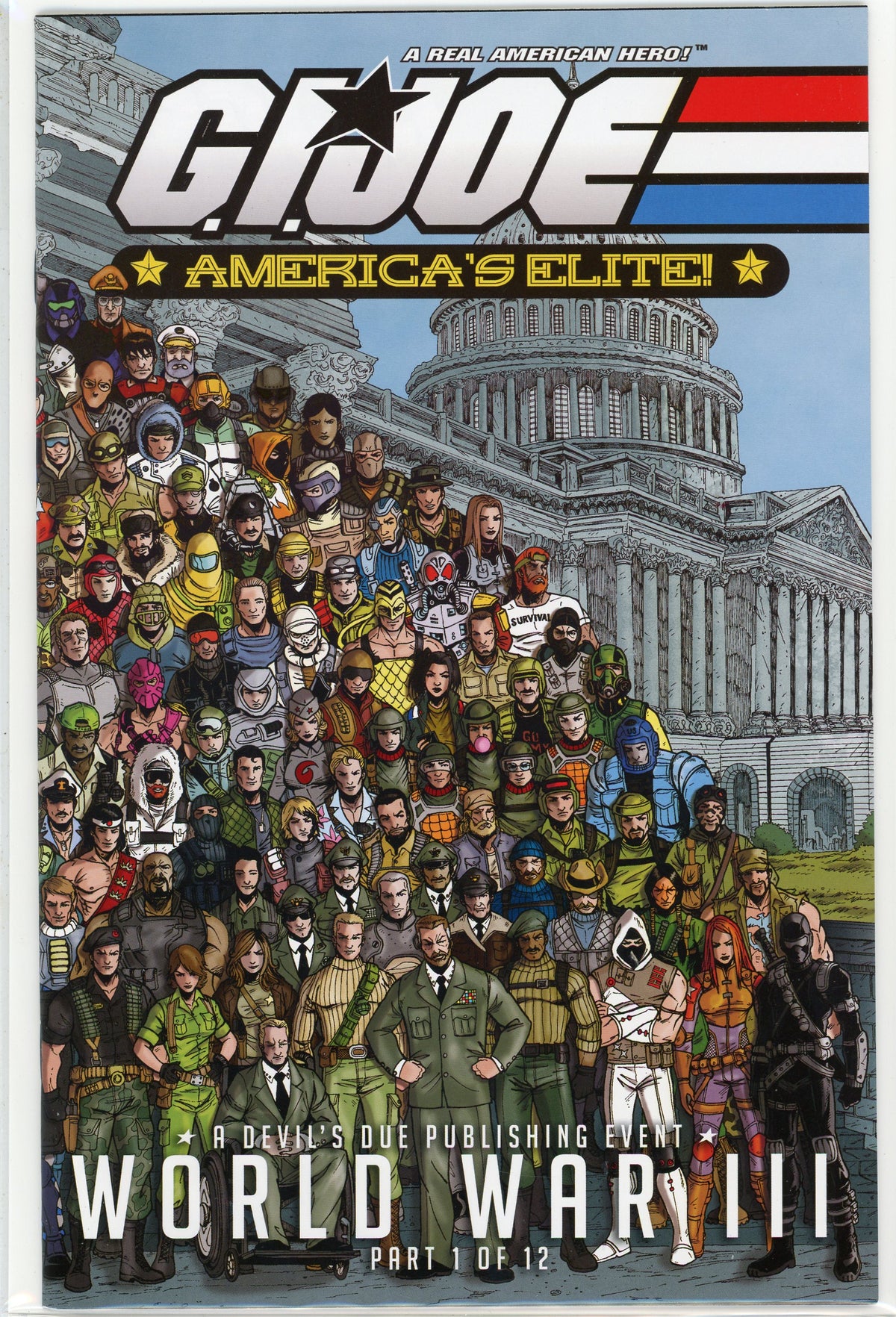GI JOE AMERICAS ELITE PART 1 OF 12 NM STUNNING COVER VIBRANT GLOSS