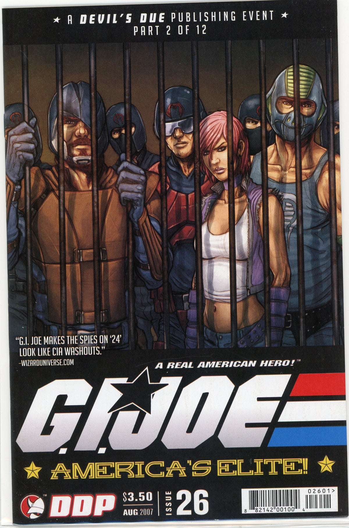 GI JOE AMERICAS ELITE #26 NM CLASSIC COVER VIBRANT SHEEN