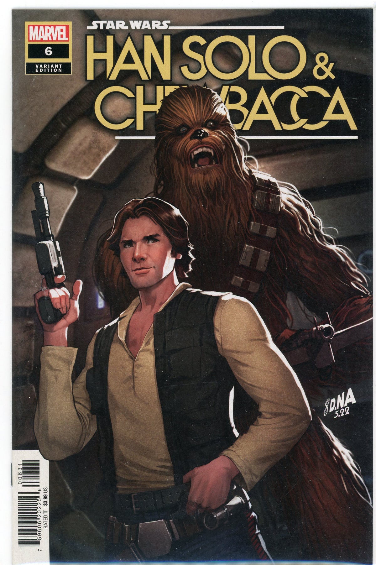 HAN SOLO AND CHEWBACCA #6 NM STELLAR COVER INCREDIBLE SHINE