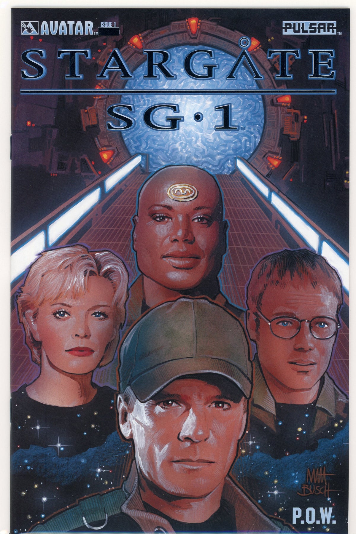 STARGATE SG #1 NM P.O.W. COSMIC COVER DELIGHTFUL GLOSSY SHEEN