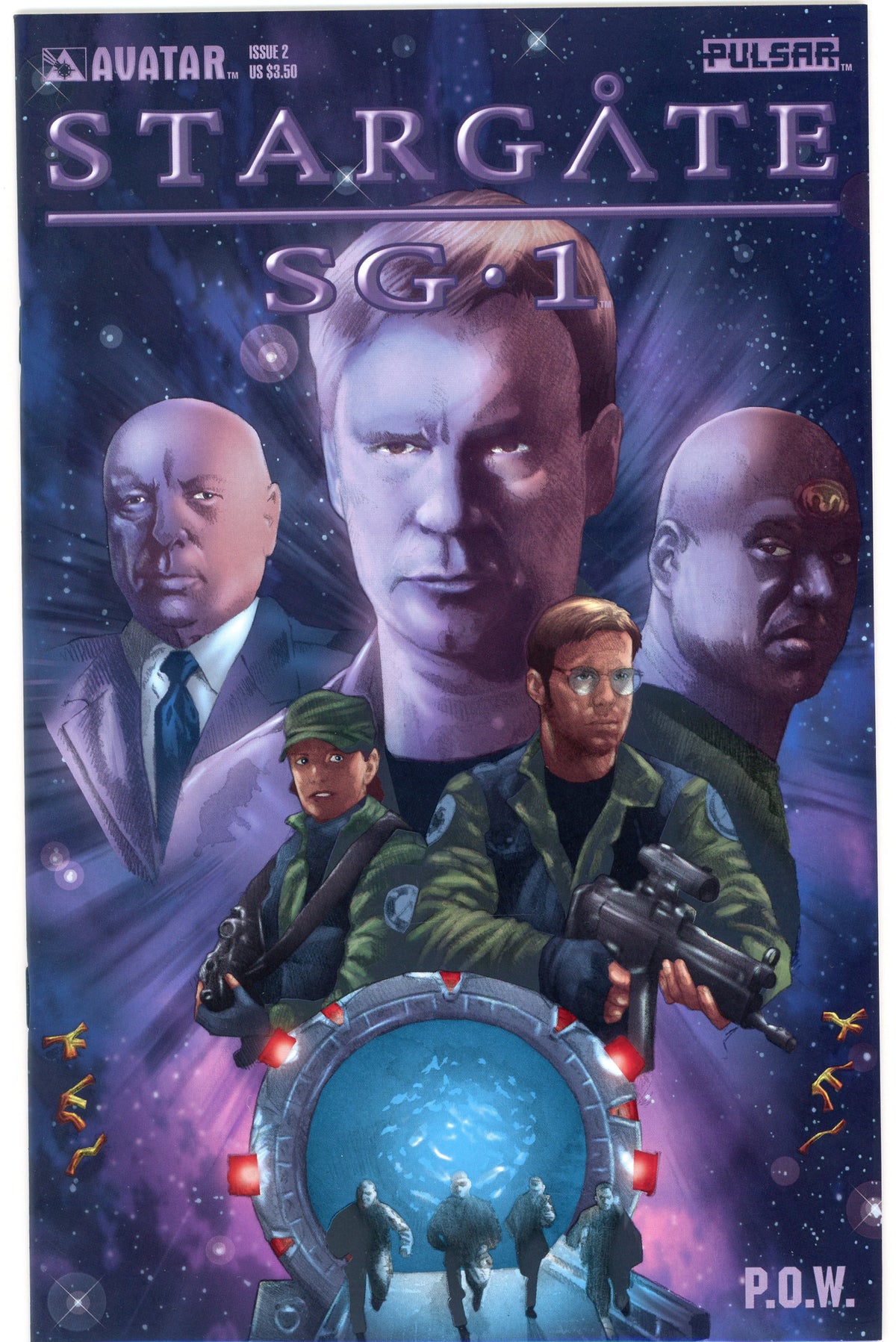 STARGATE SG 1 #2 NM P.O.W. COSMIC COVER SCINTILLATING GLOSS