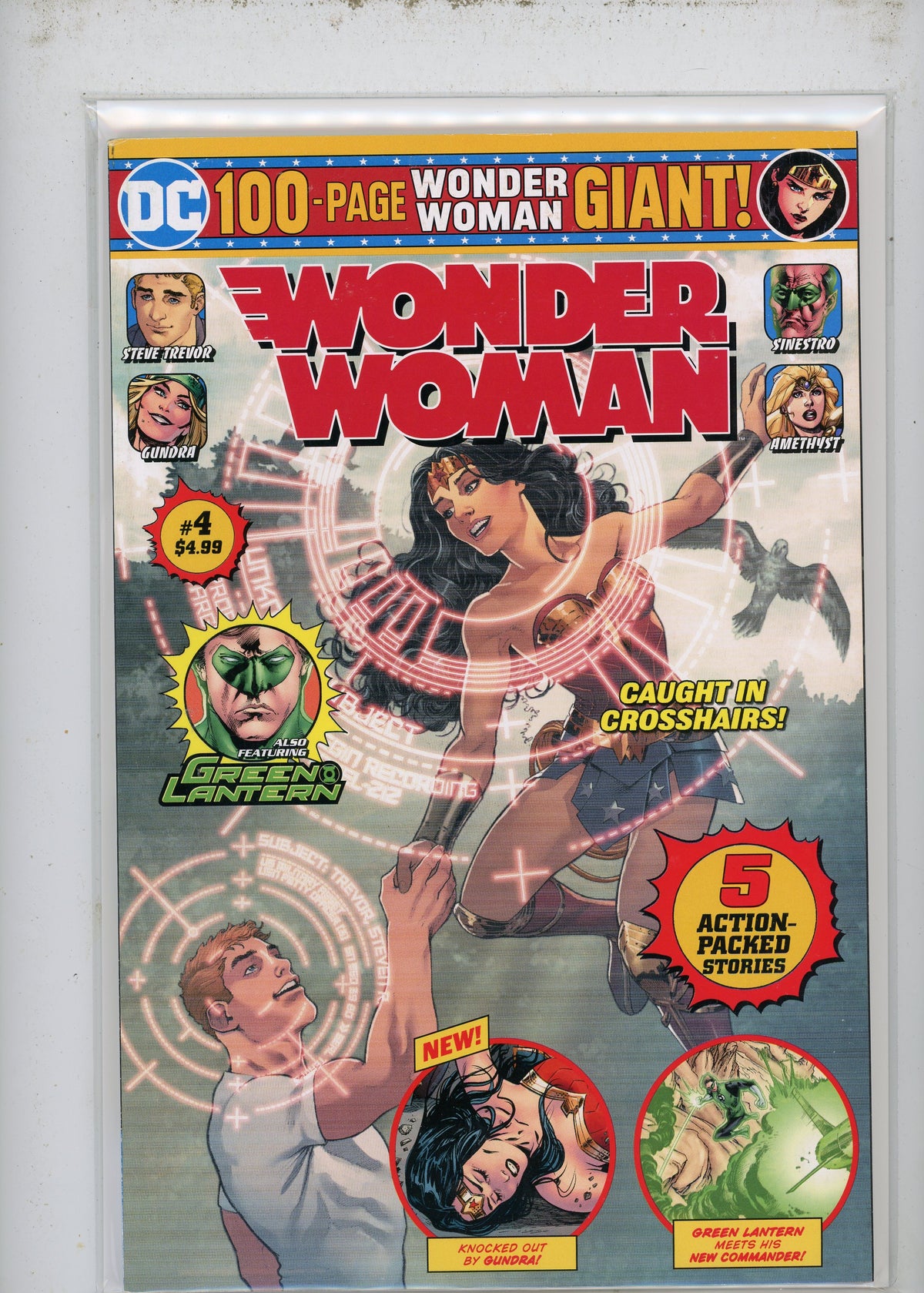WONDER WOMAN GIANT SIZE 100 PAGER #4 NM ACTION PACKED COVER GREAT GLOSS