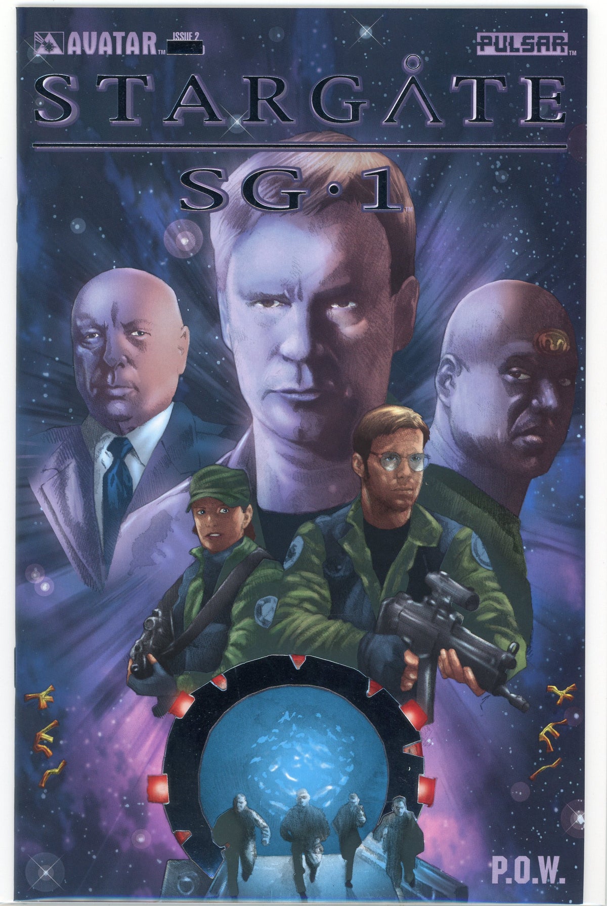 STARGATE SG 1 #2 NM P.O.W. GORGEOUS COSMIC COVER INCREDIBLE GLOSS