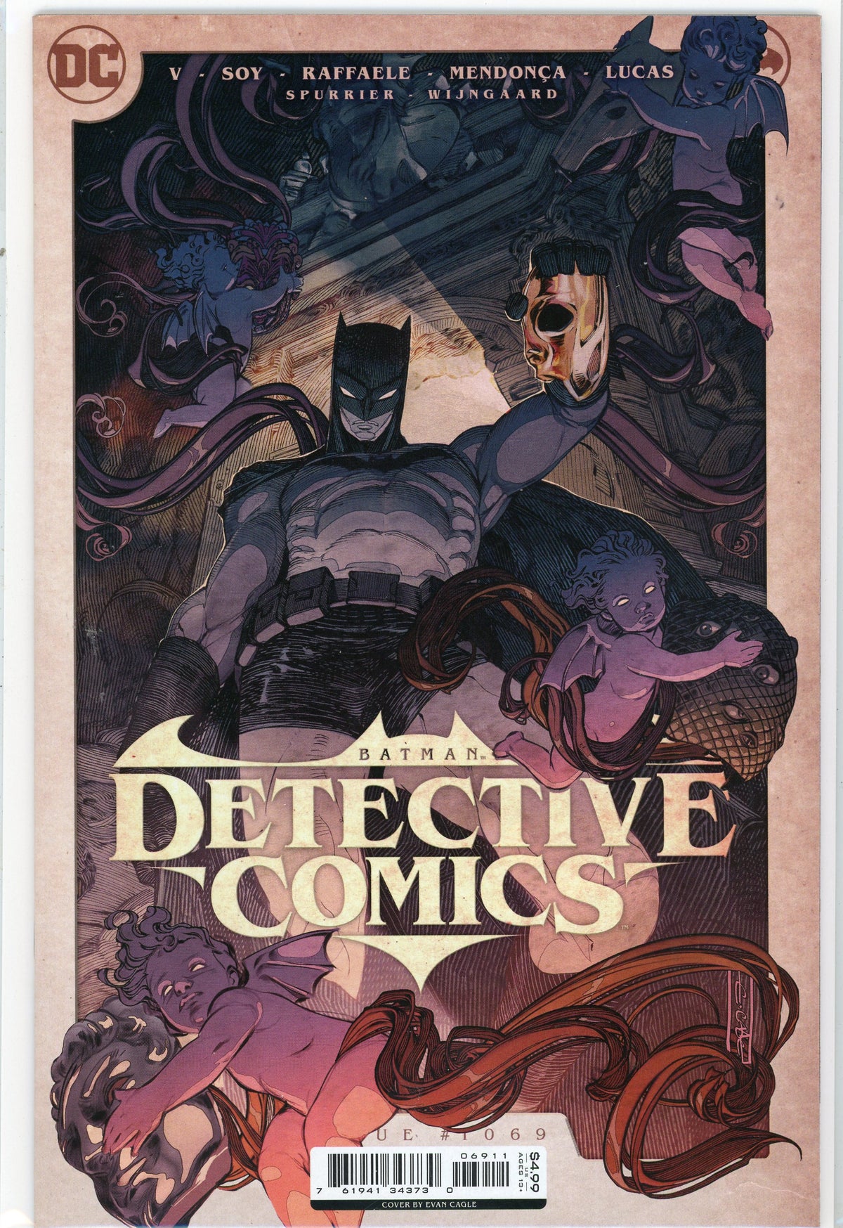 DETECTIVE COMICS #1069 NM MIND BLOWING COVER BREATHTAKING FINISH