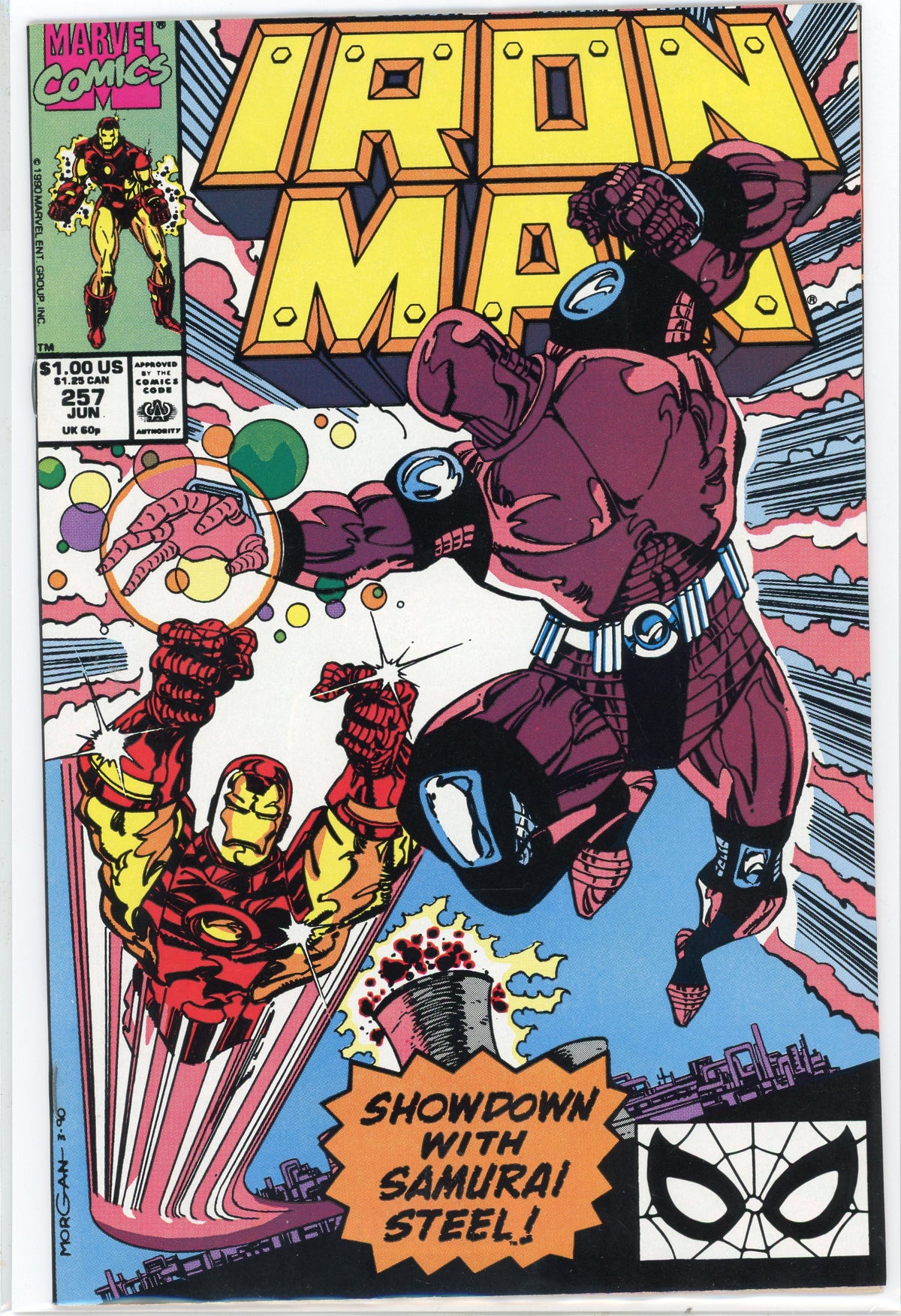 IRON MAN #257 NM DAZZLING COVER FANTASTIC FINISH