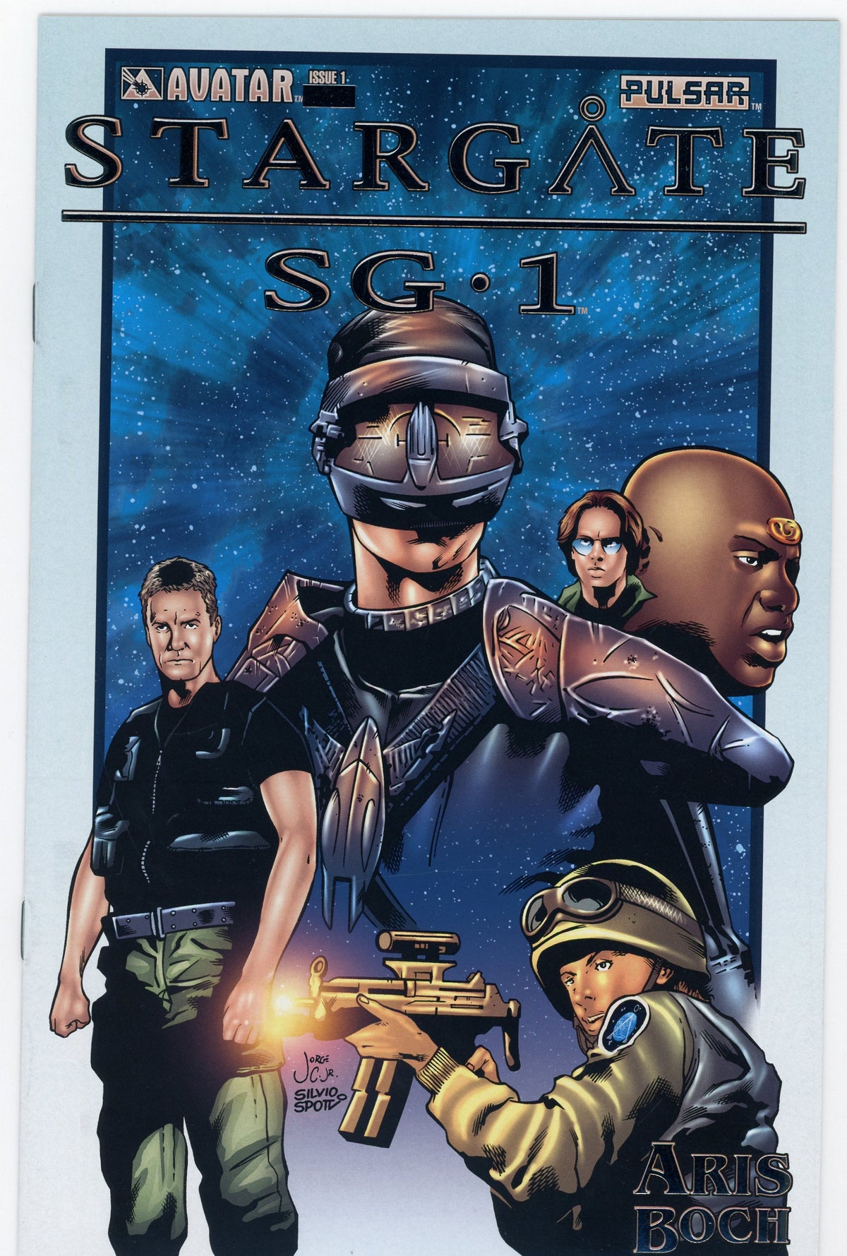 STARGATE SG 1 #1 NM ARIS BOCH STORYLINE FANTASTIC COVER STUNNING SHEEN