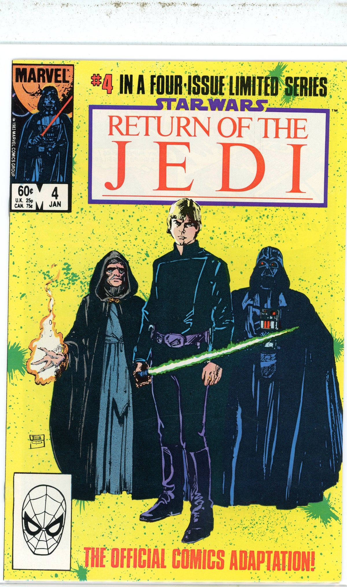 STAR WARS RETURN OF THE JEDI #4 NM COMICS ADAPTATION CLASSIC COVER