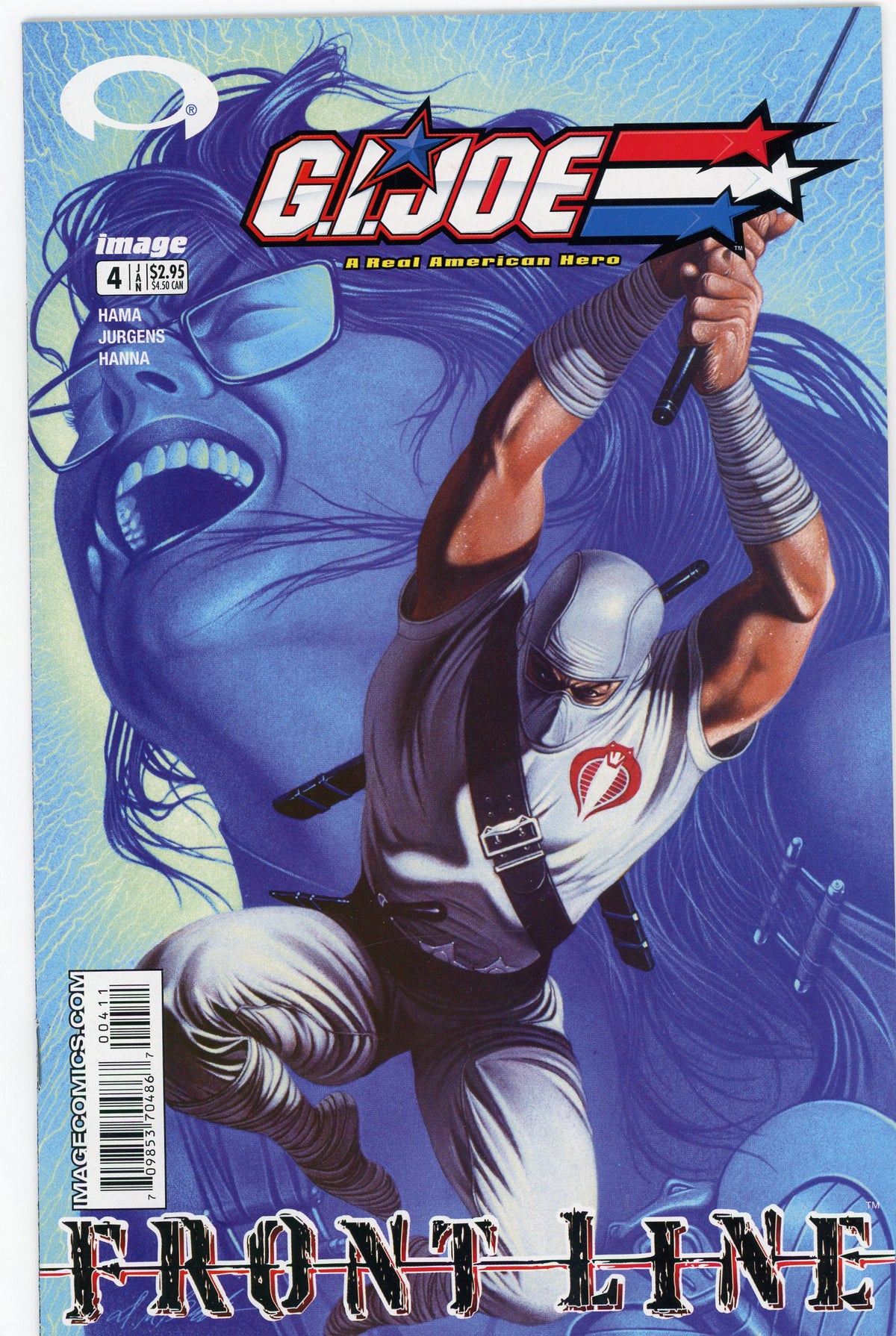 GI JOE A REAL AMERICAN HERO #4 NM FRONT LINE ACTION PACKED COVER GLOSSY